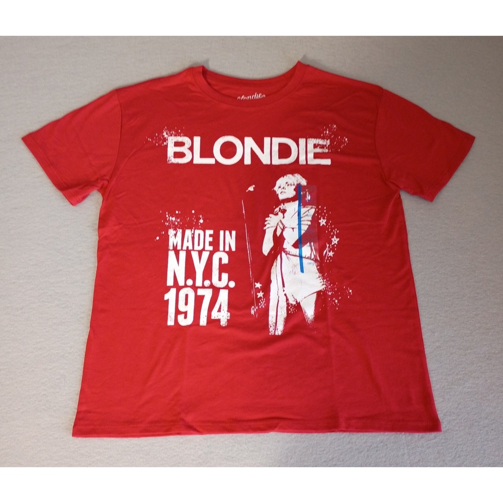 Blondie Made in NYC 1974 Graphic T-Shirt Brand New With Tags Size‎ Large 10/12